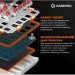 GamePro Клавіатура GamePro MK160B Hot-Swap Red Swich RGB USB UA Black (MK160B)
