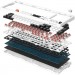 GamePro Клавіатура GamePro MK170W Hot-Swap Red Swich RGB USB UA White (MK170W)