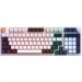 GamePro Клавіатура GamePro MK170W Hot-Swap Red Swich RGB USB UA White (MK170W)