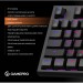 GamePro Клавіатура GamePro MK180B Hot-Swap Red Swich RGB USB UA Black (MK180B)