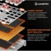 GamePro Клавіатура GamePro MK180W Hot-Swap Red Swich RGB USB UA White (MK180W)