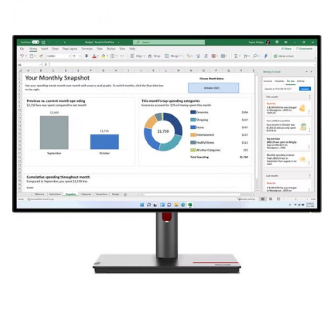 Lenovo Монітор Lenovo P27q-30 (63A2GAT1UA)