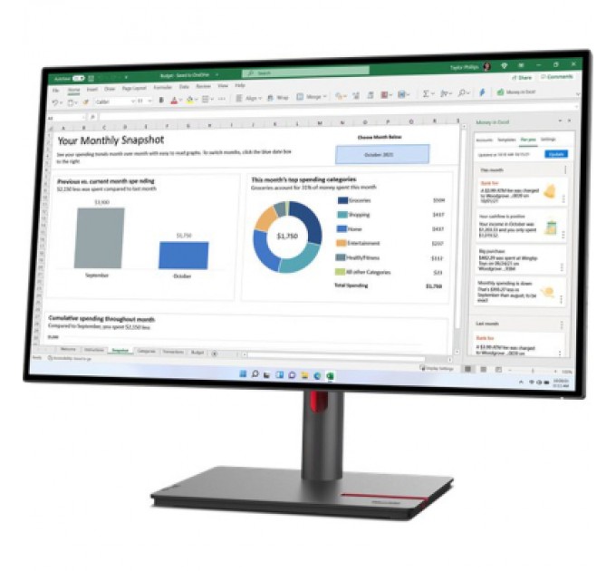 Lenovo Монітор Lenovo P27q-30 (63A2GAT1UA)