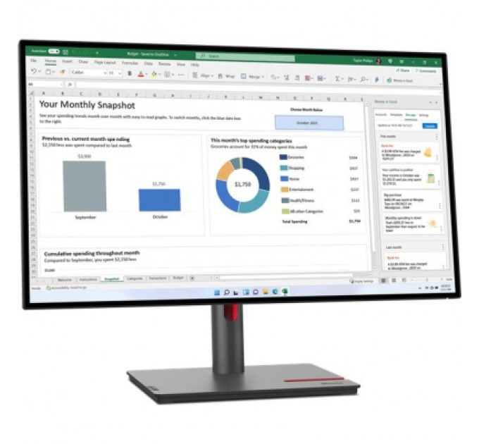 Lenovo Монітор Lenovo P27q-30 (63A2GAT1UA)