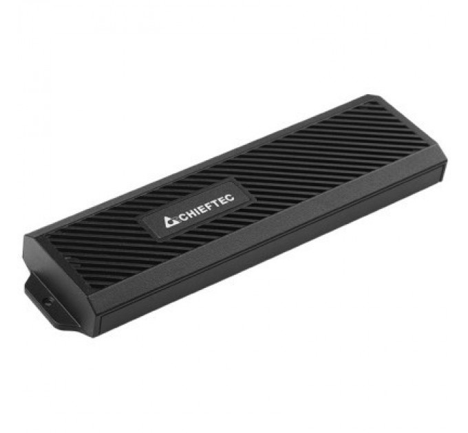 Chieftec Кишеня зовнішня Chieftec M.2 PCIe NVMe/SATA SSD CEB-M2C-TLE USB 3.2 Gen2 Type-C Tool-Less Alum/Plastic (CEB-M2C-TLE)
