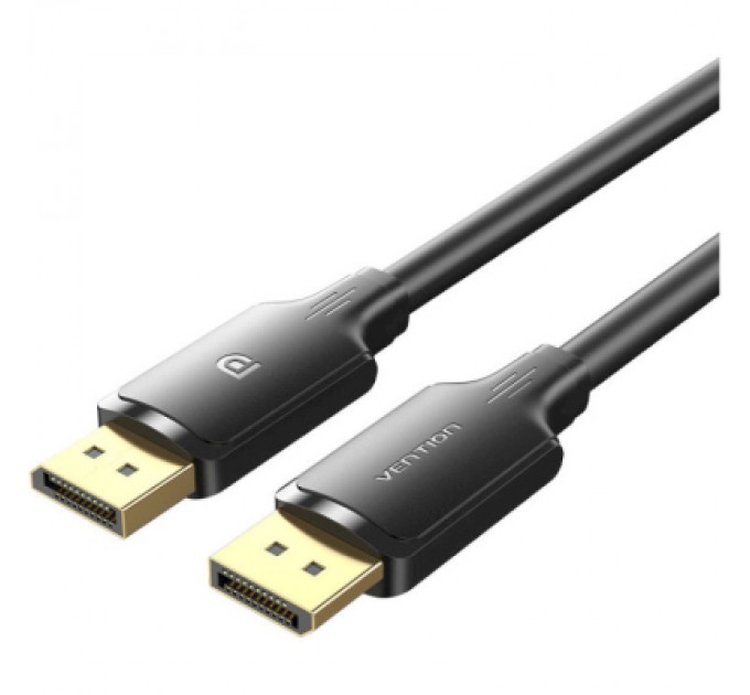 Vention Кабель мультимедійний DisplayPort to DisplayPort 1.5m V1.2 4K 60Hz 3D Dolby 7.1 Vention (HAKBG)