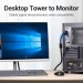 Vention Кабель мультимедійний DVI to DVI 24+1pin 3.0m 2K 60Hz ferrite Vention (EAEBI)