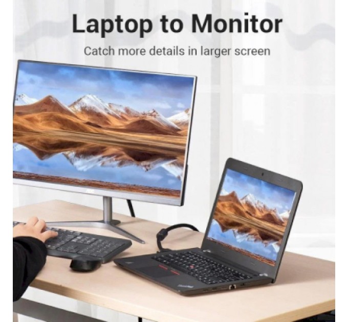 Vention Кабель мультимедійний DVI to DVI 24+1pin 3.0m 2K 60Hz ferrite Vention (EAEBI)