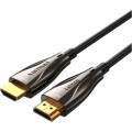 Vention Кабель мультимедійний HDMI to HDMI 30.0m V2.0 Optical 4K 60Hz 18Gbps Dolby 7.1 PVC Black Zinc Alloy Vention (ALABT)