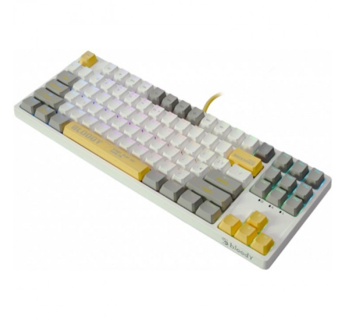 A4Tech Клавіатура A4Tech Bloody S87 RGB BLMS TKL USB Energy White (4711421993708)