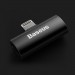 Baseus Перехідник L46 Lightning (1 Male / 2 Female) Black Baseus (CAL46-01)