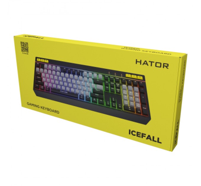 Hator Клавіатура Hator Icefall USB Black/Grey (HTK401UA)