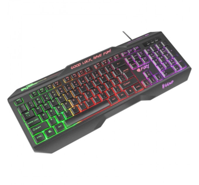 Fury Клавіатура Fury Hellfire 2 LED Backlight USB Black (NFU-1586)