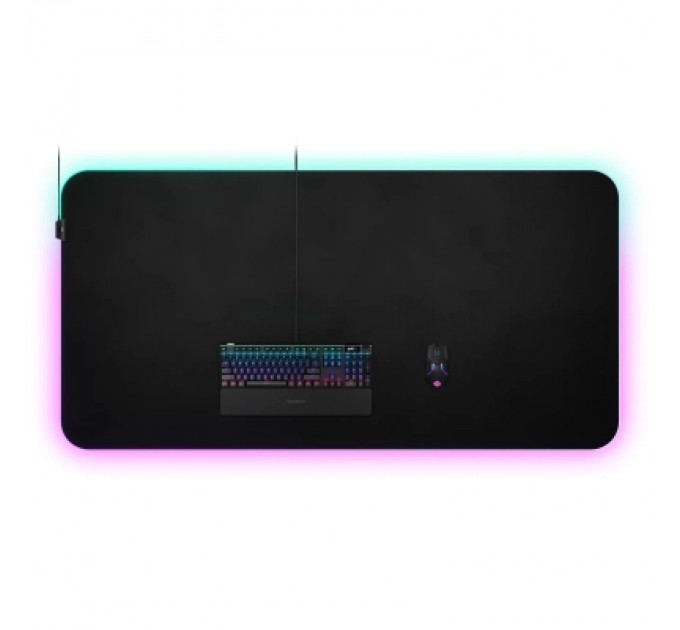 SteelSeries Килимок для мишки SteelSeries QcK Prism Cloth 5XL Etail RGB Black (63524)