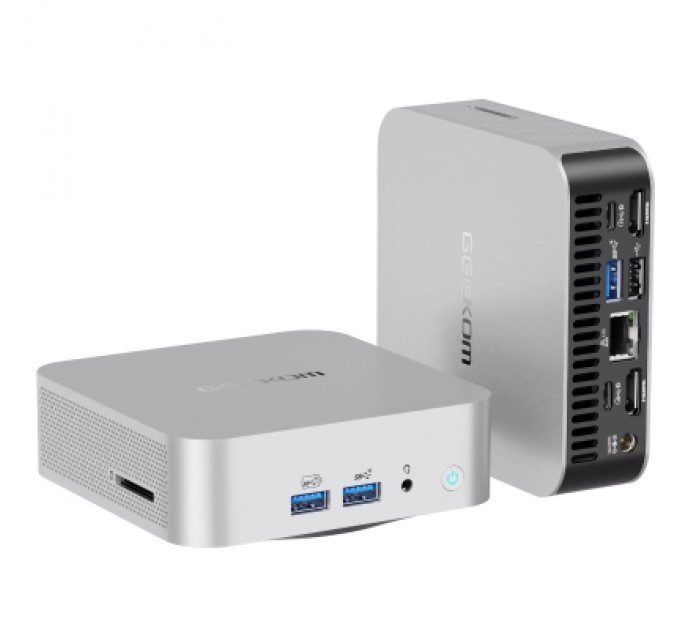 GEEKOM Комп'ютер GEEKOM Mini PC A8 / Ryzen7 8845HS, 32, 1TB, Radeon 780M, WIN11Pro (GMA8R78845HS-321T-EU)