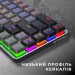 GamePro Клавіатура GamePro MK122R Red Swich Low Profile Wireless Dark Gray (MK122R)