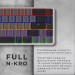 GamePro Клавіатура GamePro MK122R Red Swich Low Profile Wireless Dark Gray (MK122R)