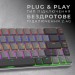 GamePro Клавіатура GamePro MK122R Red Swich Low Profile Wireless Dark Gray (MK122R)