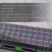 GamePro Клавіатура GamePro MK122R Red Swich Low Profile Wireless Dark Gray (MK122R)