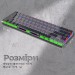 GamePro Клавіатура GamePro MK122R Red Swich Low Profile Wireless Dark Gray (MK122R)