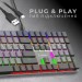 GamePro Клавіатура GamePro MK145R Red Swich Low Profile USB Dark Gray (MK145R)