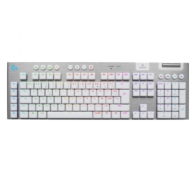 Logitech Клавіатура Logitech G915 X Lightspeed Switch-Tactile Wireless/Bluetooth/USB UA White (920-012690)