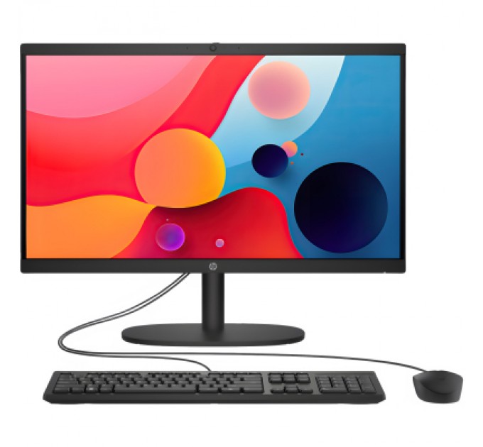 HP Комп'ютер HP 22-dg0001ua AiO / i3-N300, 8, 512, WiFi, Cam, K&M (AE0P2EA)