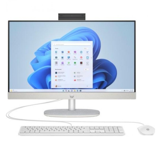 HP Комп'ютер HP 24-cr1002ua AiO / Ultra7-155U, 16, 512, WiFi, Cam, K&M (AE0P5EA)