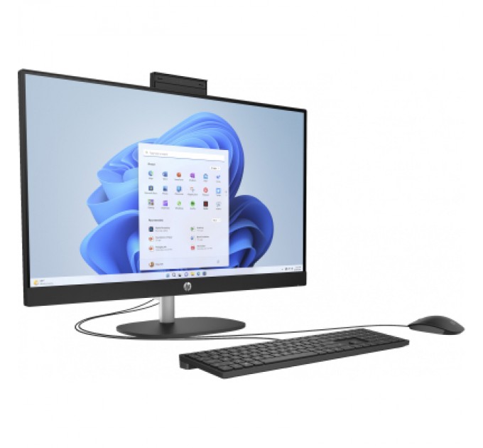 HP Комп'ютер HP 27-cr0072ua AiO / i3-N300, 8, 512, WiFi, Cam, K&M (AE0Q0EA)