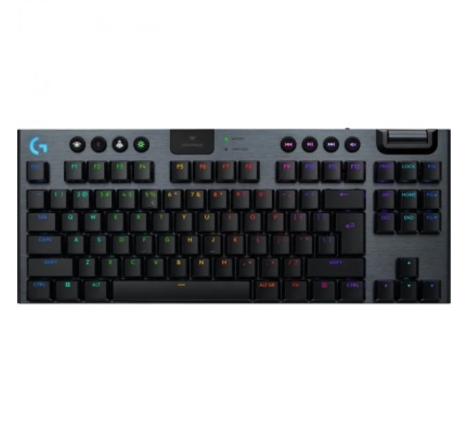 Logitech Клавіатура Logitech G915 TKL X Lightspeed Switch-Linear Wireless/Bluetooth/USB UA Black (920-012747)