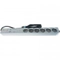 Conteg Силовий блок Conteg 19" 1U 6xSchuko, фільтр ВЧ, з кабелем 3м (DP-RP-06-SCHUPH)