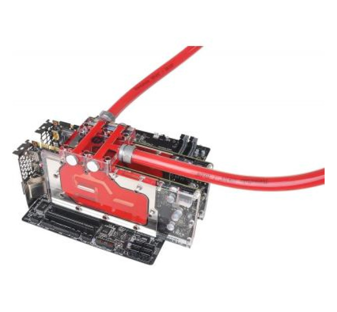 ThermalTake Термінал для CРO ThermalTake Pacific VGA Bridge Dual Series 3-Slot Transparent (CL-W136-PL00TR-A)