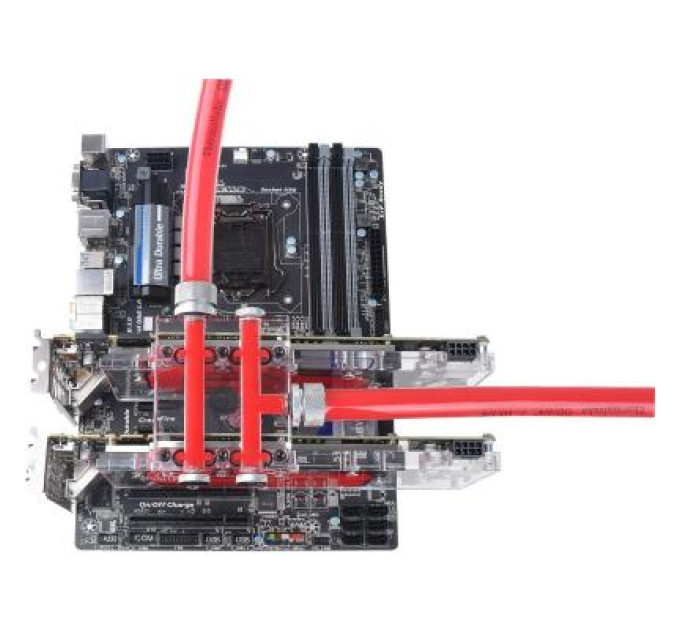 ThermalTake Термінал для CРO ThermalTake Pacific VGA Bridge Dual Series 3-Slot Transparent (CL-W136-PL00TR-A)