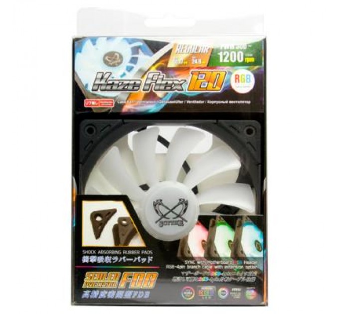 Scythe Кулер до корпусу Scythe Kaze Flex 120 mm RGB PWM (SU1225FD12MR-RHP)