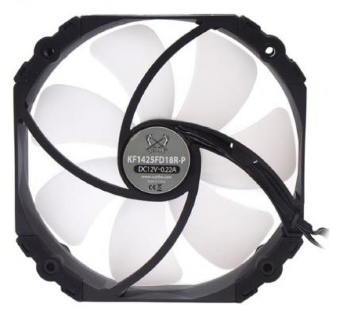 Scythe Кулер до корпусу Scythe Kaze Flex 140 mm Round RGB PWM (KF1425FD18R-P)