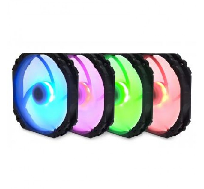 Scythe Кулер до корпусу Scythe Kaze Flex 140 mm Round RGB PWM (KF1425FD18R-P)