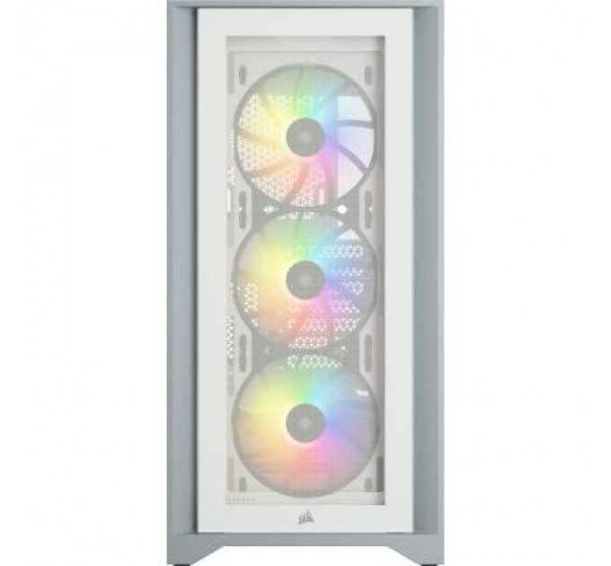 Corsair Корпус Corsair iCUE 4000X RGB Tempered Glass White (CC-9011205-WW)
