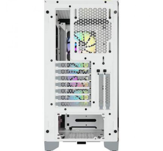 Corsair Корпус Corsair iCUE 4000X RGB Tempered Glass White (CC-9011205-WW)