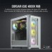Corsair Корпус Corsair iCUE 4000X RGB Tempered Glass White (CC-9011205-WW)