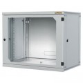Conteg Шафа настінна Conteg 12U 600x600 removable side panels RAL7035 (RUN-12-60/60)