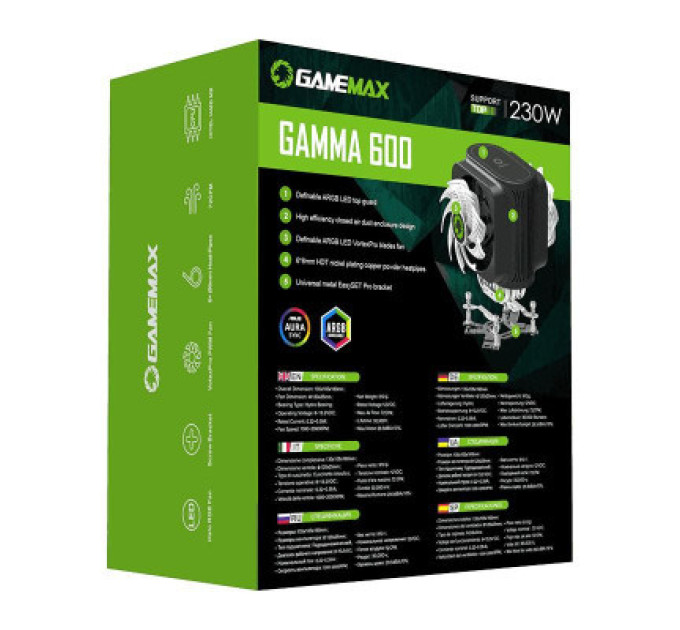 Gamemax Кулер до процесора Gamemax Gamma 600
