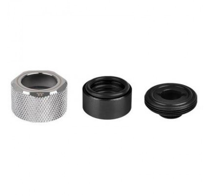 ThermalTake Фітинг для СРО ThermalTake Pacific C-Pro G1/4 PETG 16mm OD Compression - Chrome/DIY LCS (CL-W213-CU00SL-A)