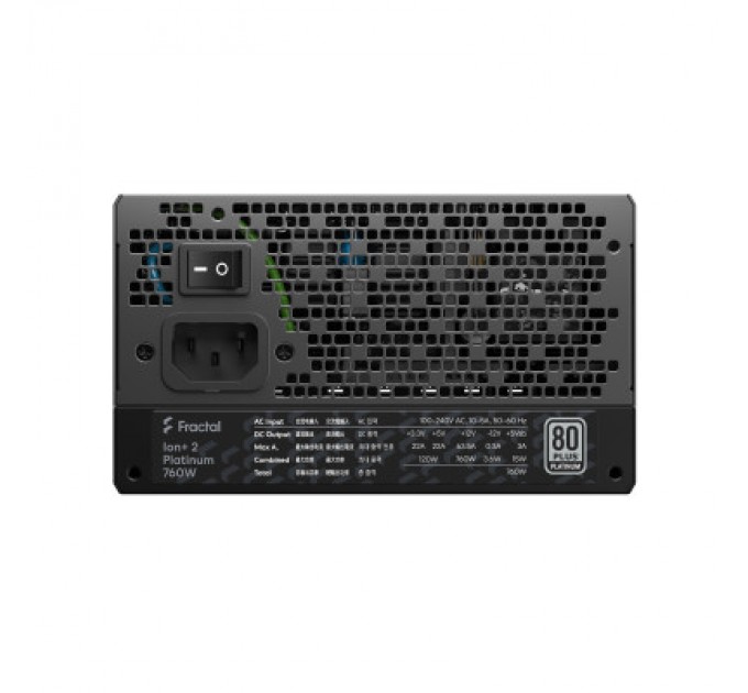Fractal Design Блок живлення Fractal Design 760W Ion + 2 Platinum (FD-P-IA2P-760-EU)