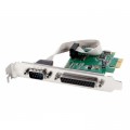 Gembird Контролер Gembird PCIe for COM and LPT low profile (PEX-COMLPT-01)