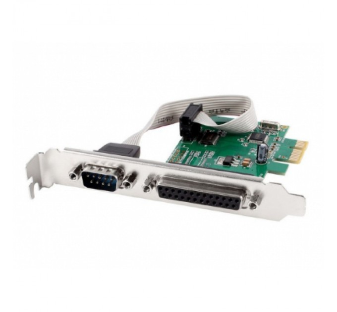 Gembird Контролер Gembird PCIe for COM and LPT low profile (PEX-COMLPT-01)