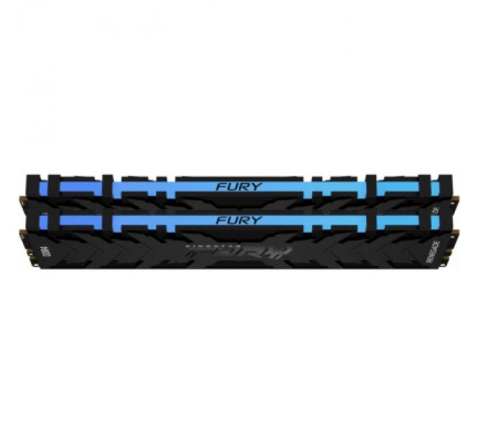 Kingston Fury (ex.HyperX) Модуль пам'яті для комп'ютера DDR4 16GB (2x8GB) 4000 MHz Renegade RGB Black Kingston Fury (ex.HyperX) (KF440C19RBAK2/16)