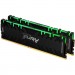 Kingston Fury (ex.HyperX) Модуль пам'яті для комп'ютера DDR4 16GB (2x8GB) 4000 MHz Renegade RGB Black Kingston Fury (ex.HyperX) (KF440C19RBAK2/16)