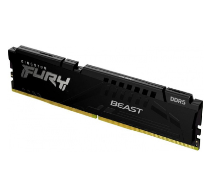 Kingston Fury (ex.HyperX) Модуль пам'яті для комп'ютера DDR5 16GB 5200 MHz Beast Black Kingston Fury (ex.HyperX) (KF552C40BB-16)