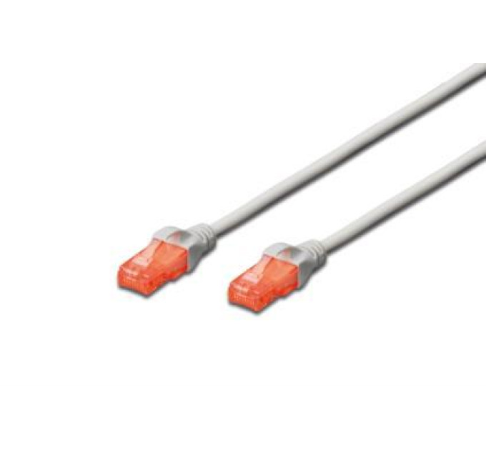 Digitus Патч-корд 0.5м, UTP, cat.6, CCA, grey Digitus (DK-1612-005)