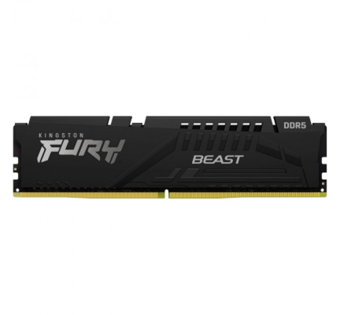 Kingston Fury (ex.HyperX) Модуль пам'яті для комп'ютера DDR5 32GB (2x16GB) 6000 MHz Beast Black Kingston Fury (ex.HyperX) (KF560C40BBK2-32)